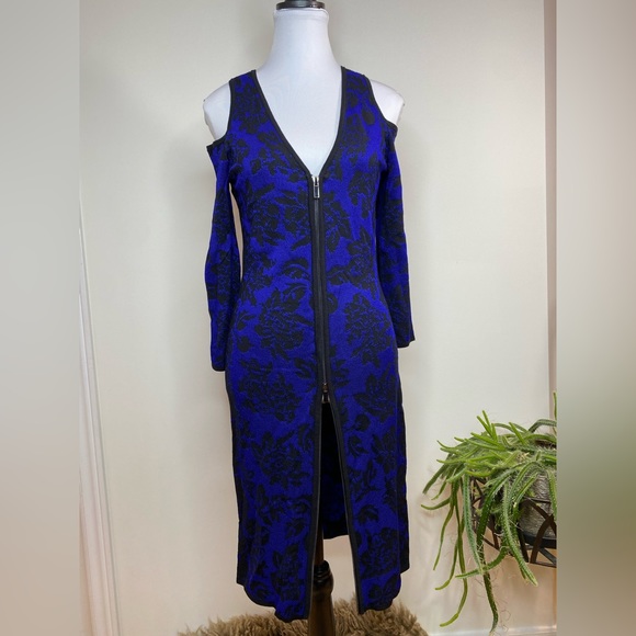 Cache blue and black dress size M - Picture 2 of 7